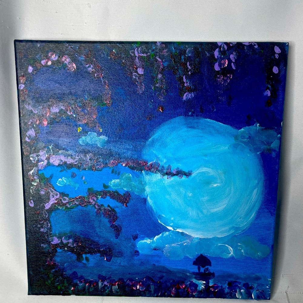 This piece is called midnight love by me🦋💜🖼🎨